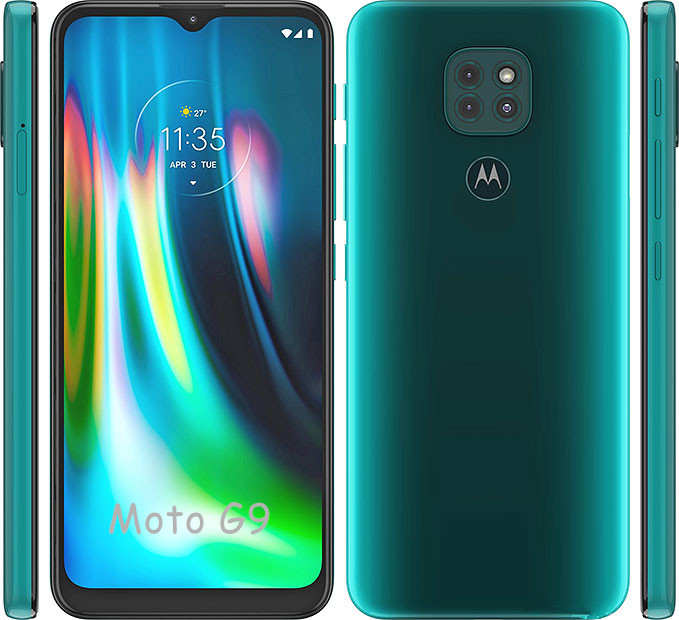 Motorola Moto G9 screen