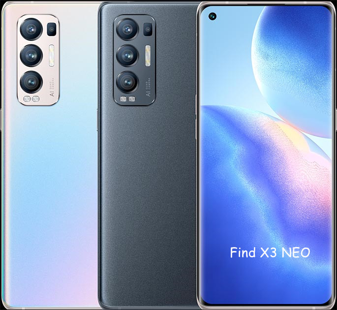 Oppo Find X3 Neo screen