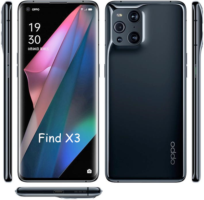 Oppo Find X3 screen