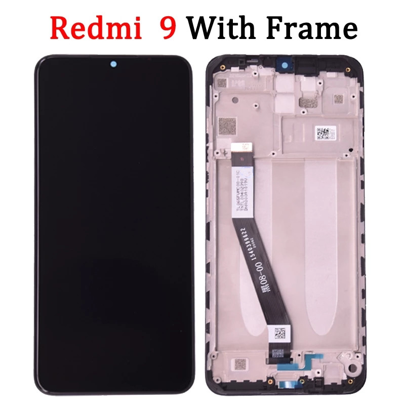Redmi 9 with frame