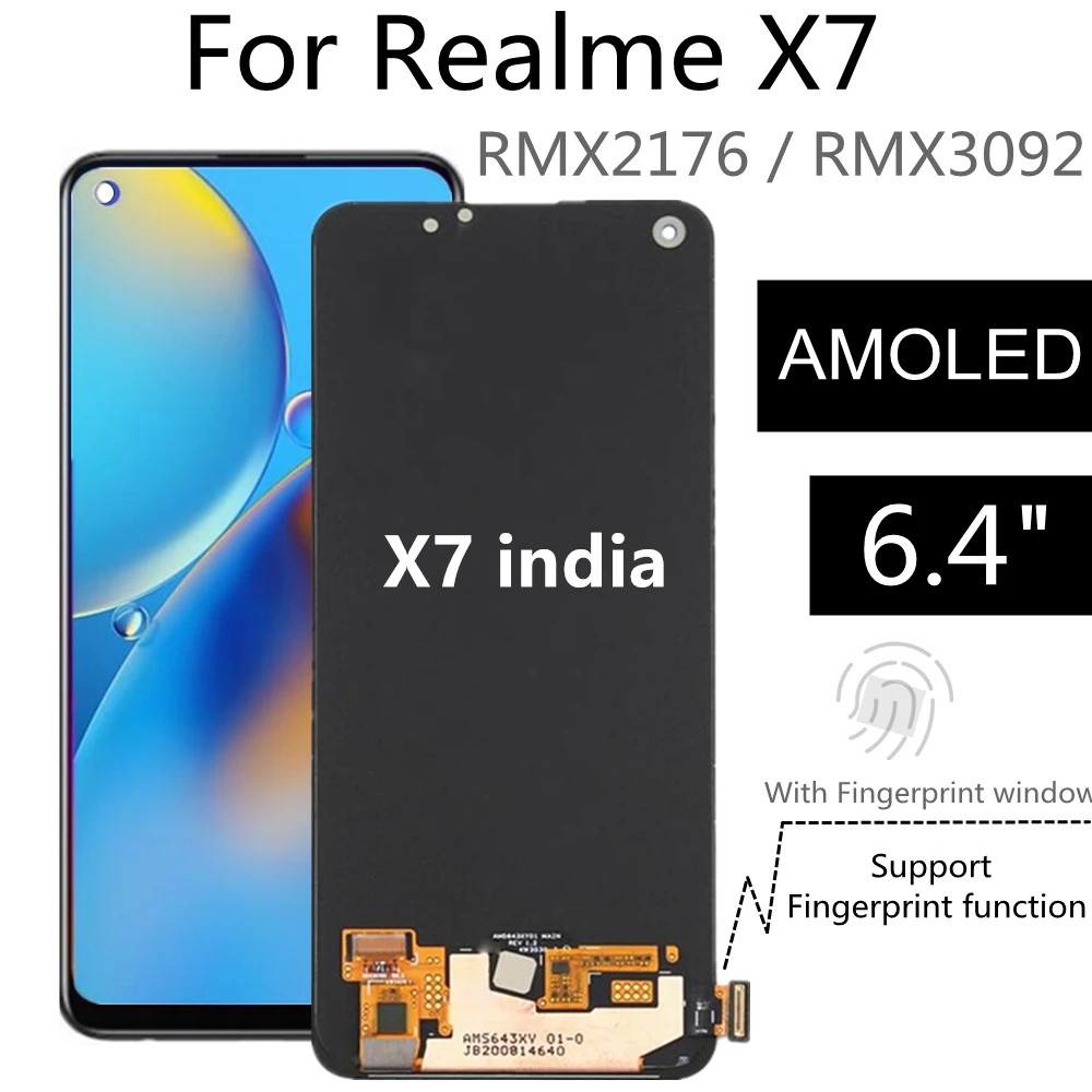 Realme X7 india LCD display