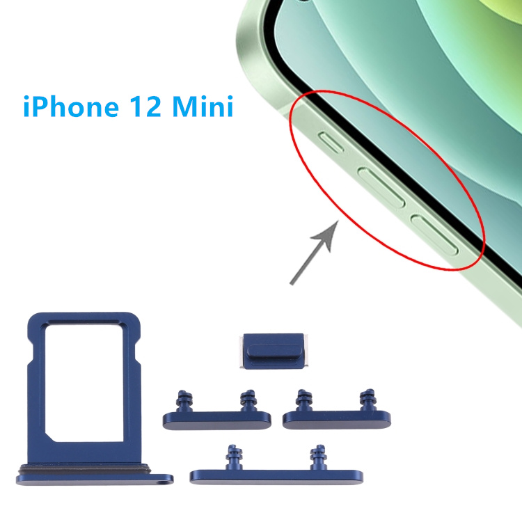 iPhone 12 Mini Side Keys Blue