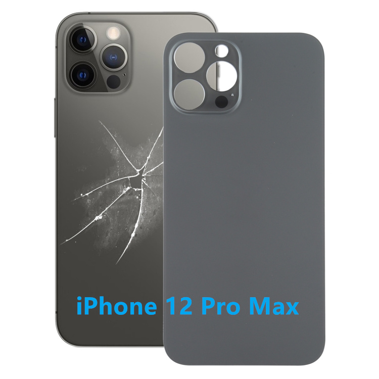 iPhone 12 Pro Max Back Glass Housing Black