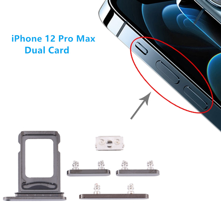 iPhone 12 Bouton latéral Pro Max Graphite 1