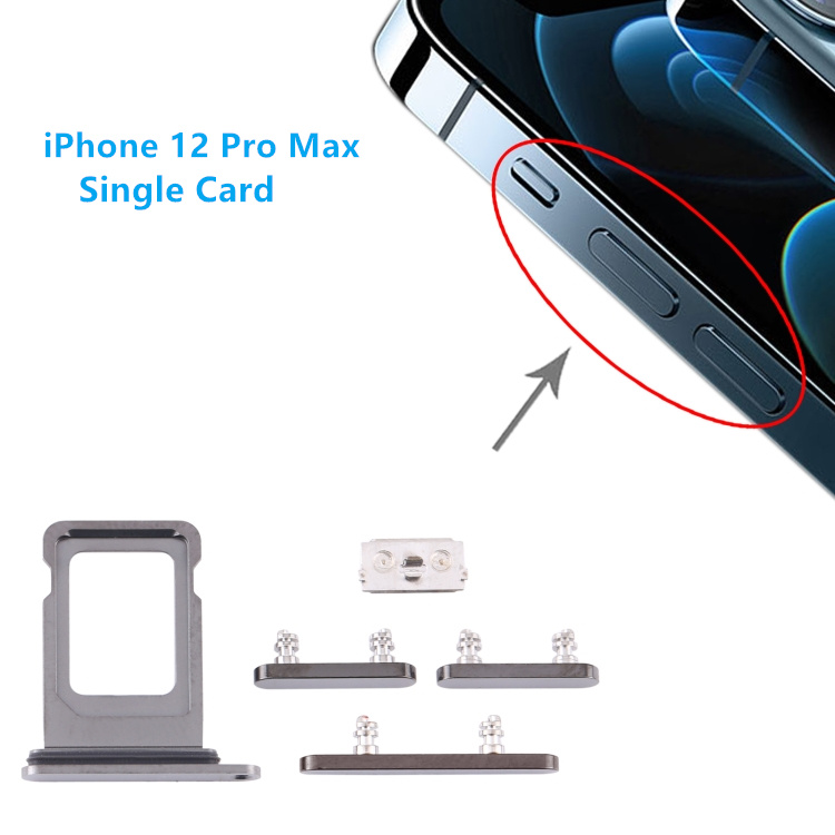 iPhone 12 Pro Max Side Keys Graphite