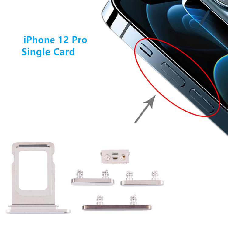 iPhone 12 Pro Side Keys White