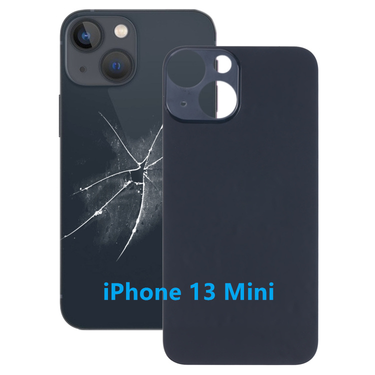 iPhone 13 Mini Back Glass Battery Cover Black