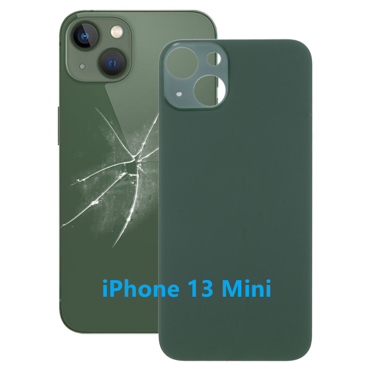 айфон 13 Миниатюрный задний стеклянный корпус зеленый