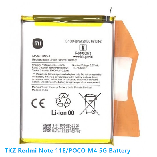 Xiaomi Redmi Note 11E Battery